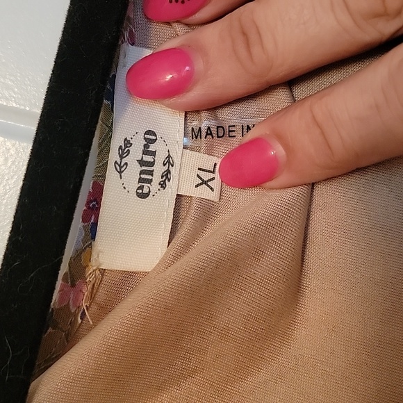 Entro flowy floral dress- XL.  NEVER WORN - Picture 4 of 4